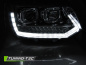 Preview: LED Tagfahrlicht Scheinwerfer für VW T5 GP (Facelift) 10-15 chrom mit dynamischem LED Blinker